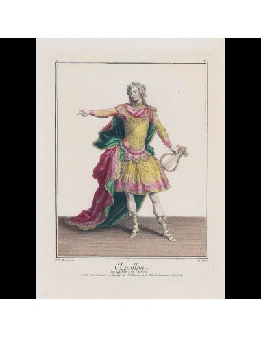 Gallerie des Modes et Costumes Français, 1778-1787, gravure n° Z 140, Apollon (circa 1779) en ligne