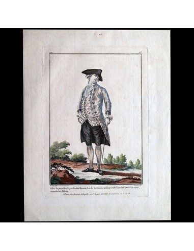 Gallerie des Modes et Costumes Français, 1778-1787, gravure n° nn 215 (1781) Comparez et commandez 