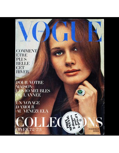 Vogue France (septembre 1972), couverture de Mike Reinhardt la livraison gratuite