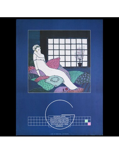 Georges Lepape ou l'Elégance Illustrée, affiche pour la sortie du livre (1983) plus qu'un jeu 