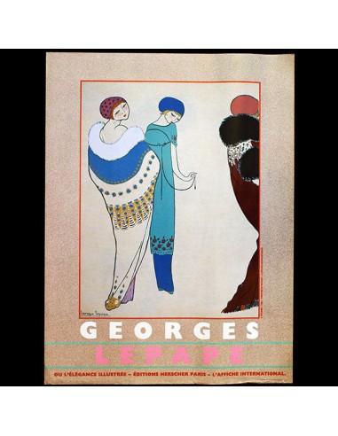 Georges Lepape ou l'Elégance Illustrée, affiche pour la sortie du livre (1983) Venez acheter