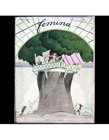 Fémina (juillet 1922), couverture de Charles Martin la livraison gratuite