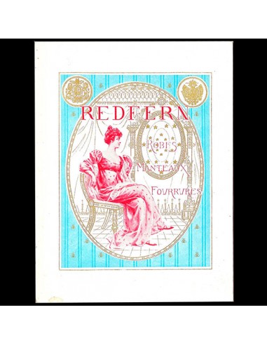 Redfern - Invitation de la maison de couture, Galerie Charles III à Monte-Carlo (circa 1900-1910) à prix réduit toute l'année