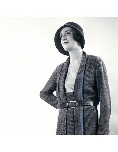 Worth - Ensemble de tweed pour 1930, tirage d'époque de Luigi Diaz Dans la société mordern