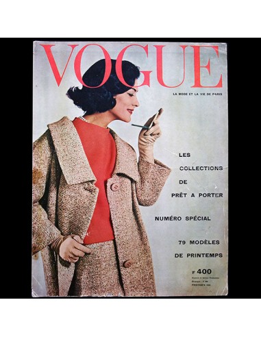 Vogue France (février 1958), couverture de William Klein destockage