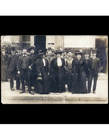 Drecoll - Le personnel devant la maison (circa 1905-1910) Livraison rapide