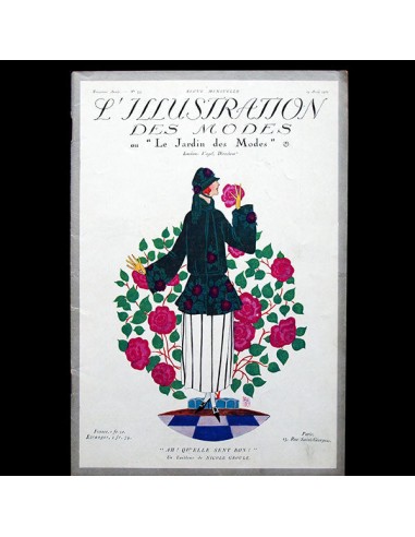 L'Illustration des Modes, n°33, 15 avril 1922, couverture de Mario Simon france