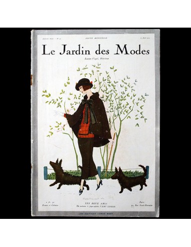 Le Jardin des Modes, n°57, 15 avril 1924, couverture de Pierre Brissaud online