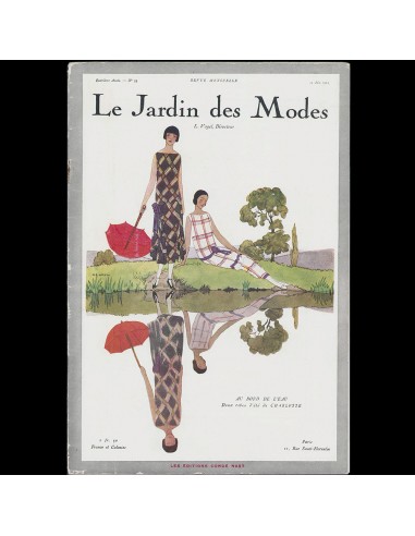 Le Jardin des Modes, n°59, 15 juin 1924, couverture d'André-Edouard Marty À commander