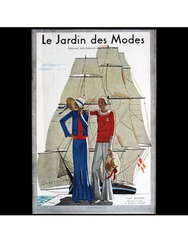 Le Jardin des Modes, n°132, 15 juillet 1930, couverture d'Hubert Giron Livraison rapide