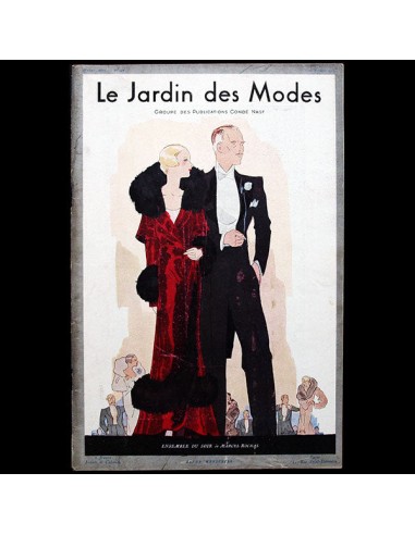 Le Jardin des Modes, n°136, 15 novembre 1930, couverture de Jean Pagès soldes