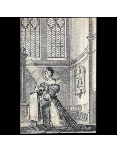 Abraham Bosse - La Noblesse Française à l'Eglise - Figure féminine (circa 1629) acheter