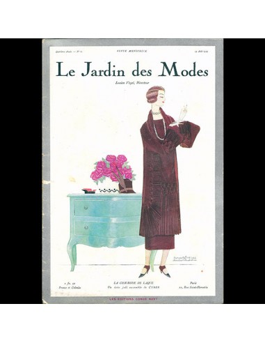 Le Jardin des Modes, n°61, 15 août 1924, couverture de Georges Geffroy Comparez et commandez 