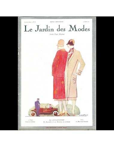 Le Jardin des Modes, n°67, 15 février 1925, couverture de Georges Geffroy pas cheres