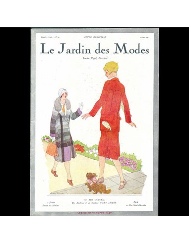 Le Jardin des Modes, n°71, 15 juin 1925, couverture d'Helen Smith 2024