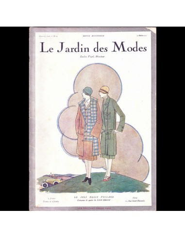 Le Jardin des Modes, n°75, 15 octobre 1925, couverture de Francis offre 