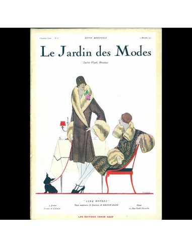 Le Jardin des Modes, n°77, 15 décembre 1925, couverture de Francis Véritable concentré