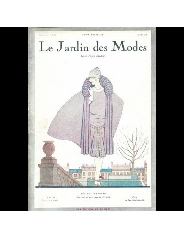 Le Jardin des Modes, n°80, 15 mars 1926, couverture de Francis online