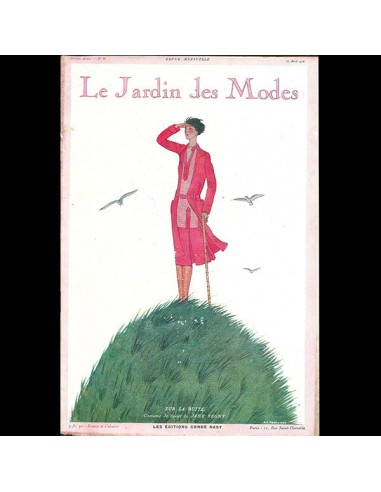 Le Jardin des Modes, n°81, 15 avril 1926, couverture d'André-Edouard Marty acheter