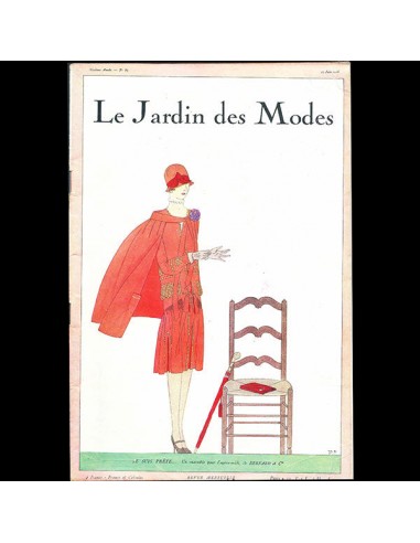 Le Jardin des Modes, n°83, 15 juin 1926, couverture de P. F. livraison et retour toujours gratuits