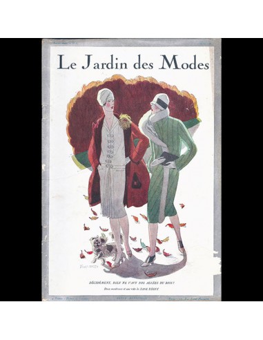 Le Jardin des Modes, n°87, 15 octobre 1926, couverture d'Helen Smith sur le site 