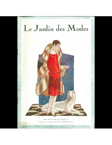 Le Jardin des Modes, n°88, 15 novembre 1926, couverture de M. T. de Montbrun livraison et retour toujours gratuits