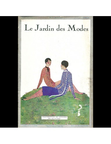 Le Jardin des Modes, n°91, 15 février 1927, couverture d'André-Edouard Marty pas cheres