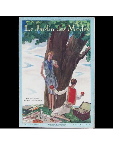 Le Jardin des Modes, n°96, 15 juillet 1927 Les magasins à Paris et en Île-de-France