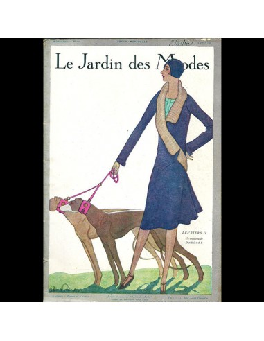 Le Jardin des Modes, n°102, 15 janvier 1928, couverture de Robert Patterson de pas cher