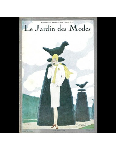 Le Jardin des Modes, n°105, 15 avril 1928, couverture de Pierre Mourgue de l' environnement