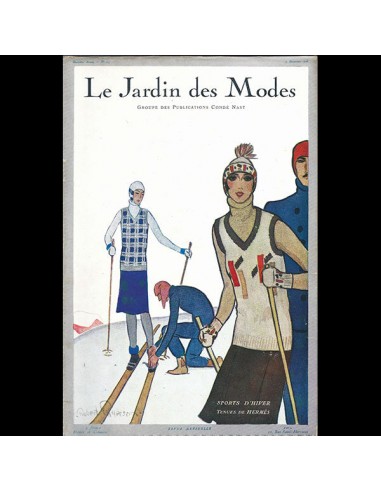 Le Jardin des Modes, n°113, 15 décembre 1928, couverture de Robert Patterson en stock