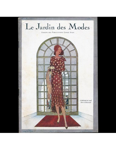 Le Jardin des Modes, n°122, 15 septembre 1929, couverture de Jean Pagès en linge