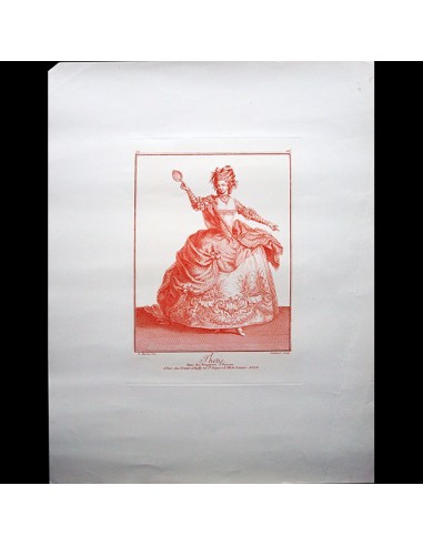 Gallerie des Modes et Costumes Français, gravure n° aa 146, Thetis (1779), copie postérieure du XXème siècle pas cher 